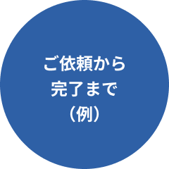 ご依頼から完了まで(例)